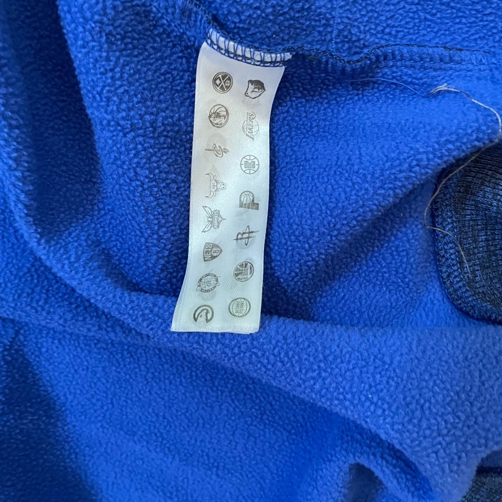 Golden State‎ Warriors NBA Fleece lined Zip Up Jacket Blue Mens Small streetwear - Picture 15 of 16